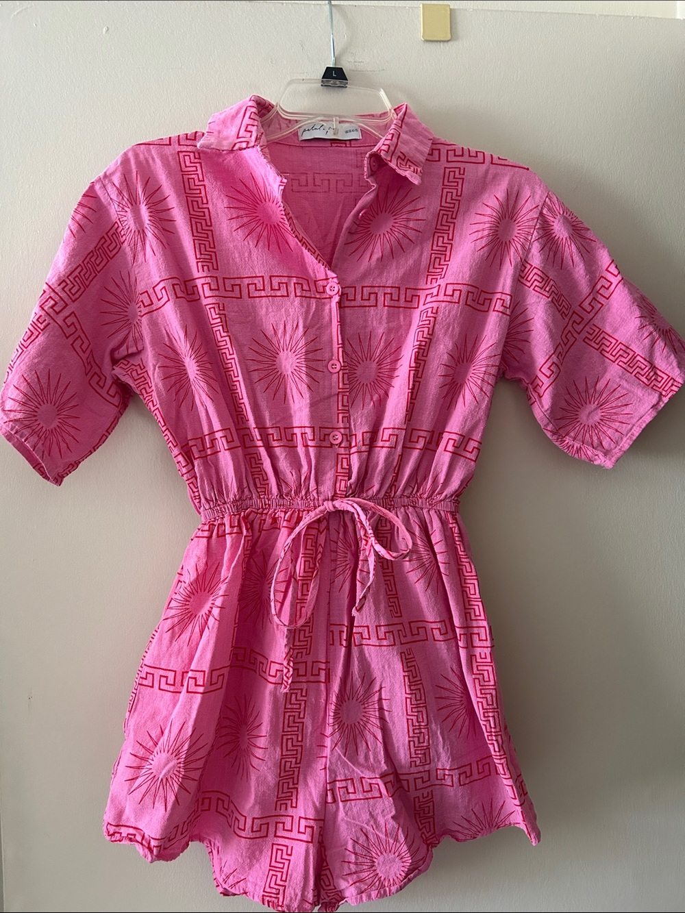 Petal and Pup Printed Romper
